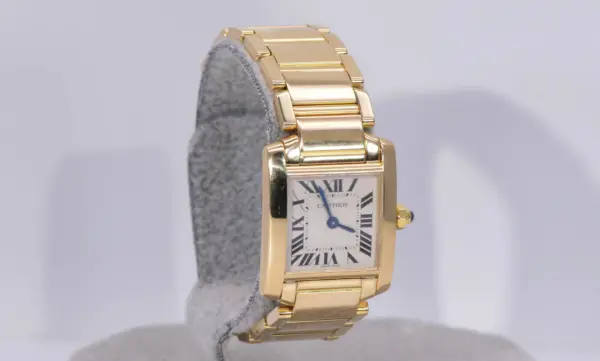 Cartier Tank Francaise Watch 20mm Yellow Gold
