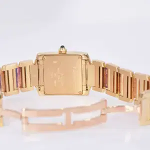 Cartier Tank Francaise Watch 20mm Yellow Gold