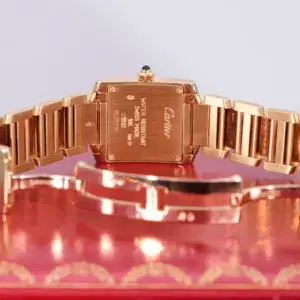 Cartier Tank Francaise Watch 20mm Yellow Gold