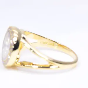 Chopard ‘Happy Diamonds’ 18k Yellow Gold Ring
