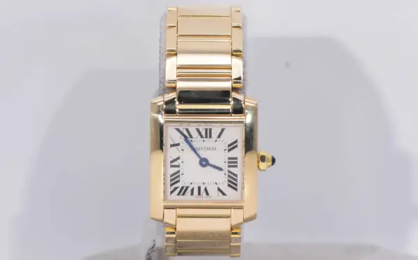 Cartier Tank Francaise Watch 20mm Yellow Gold