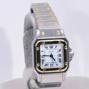 Cartier Santos Watch 24mm Yellow Gold & Steel
