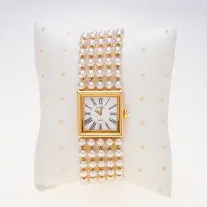 Chanel Mademoiselle Pearl Watch White Pearl & Yellow Gold