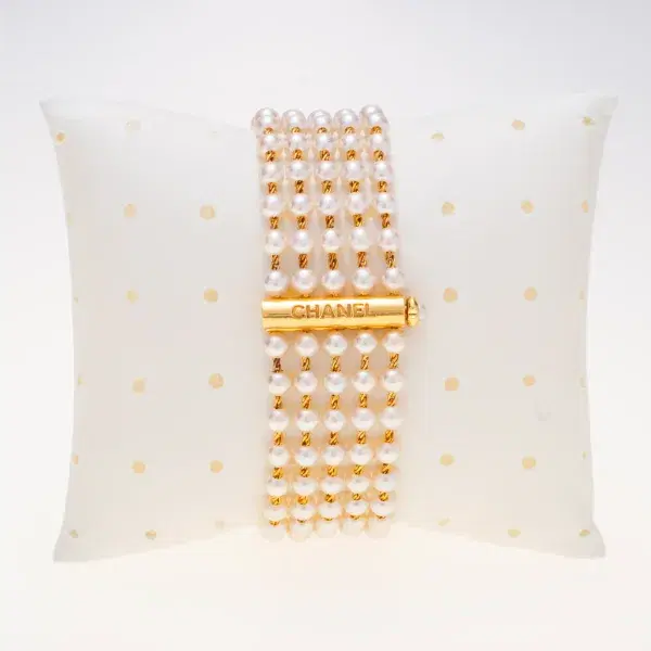 Chanel Mademoiselle Pearl Watch White Pearl & Yellow Gold