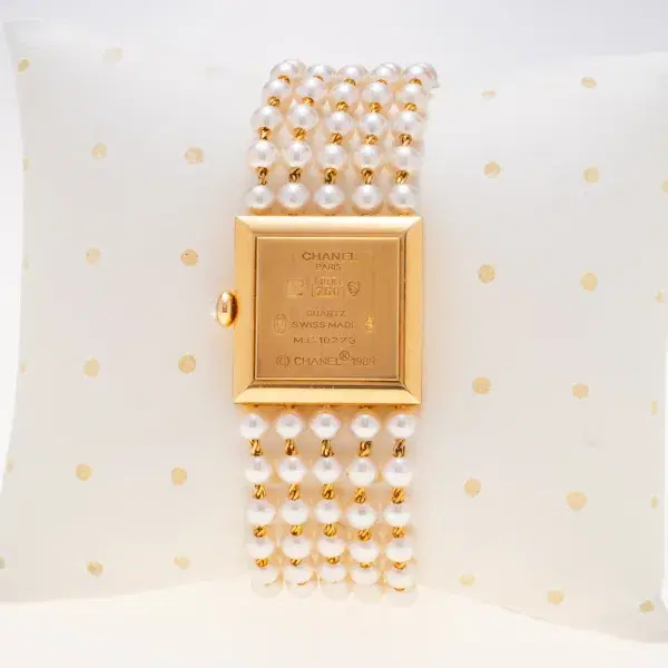 Chanel Mademoiselle Pearl Watch White Pearl & Yellow Gold