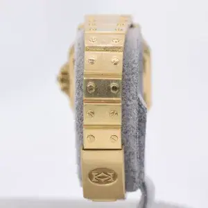 Cartier Santos Galbée Watch 24mm 18k Gold