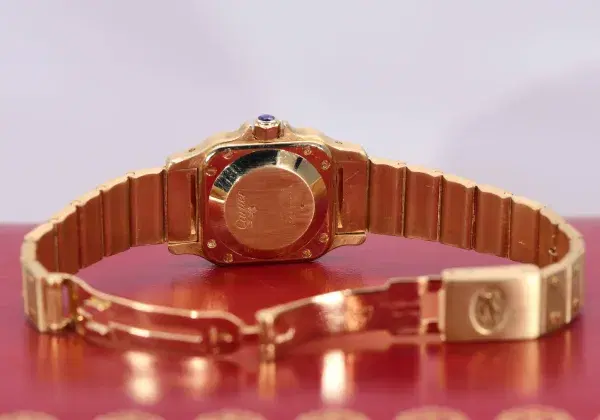 Cartier Santos Galbée Watch 24mm 18k Gold