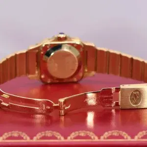 Cartier Santos Galbée Watch 24mm 18k Gold