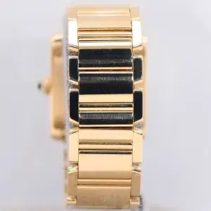 Cartier Tank Francaise Watch 27 mm Yellow Gold Box