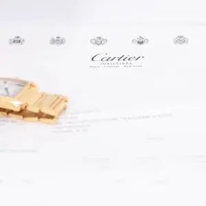 Cartier Tank Francaise Watch 27 mm Yellow Gold Box