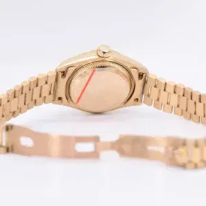 Rolex Oyster Perpetual Datejust 26mm 18k Gold Diamond Ladies Watch