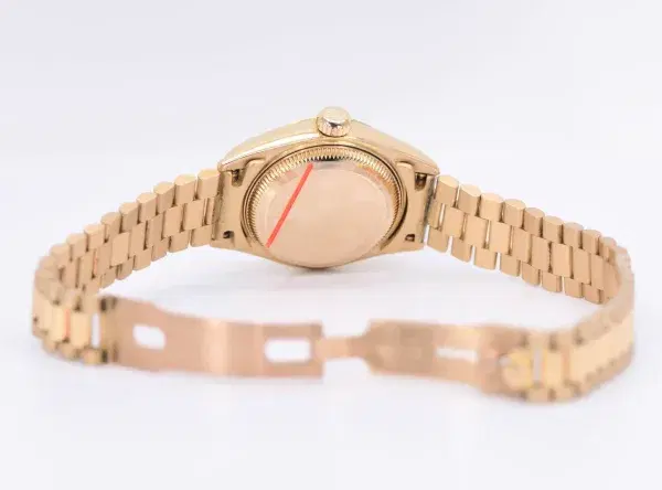 Rolex Oyster Perpetual Datejust 26mm 18k Gold Diamond Ladies Watch