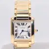 Cartier Tank Francaise Watch 27 mm Yellow Gold Box