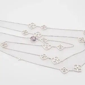 Chopard Imperiale 18k White Gold Amethist Necklace