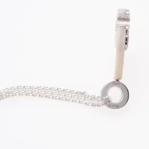 Chopard Happy Spirit Necklace 18k White Gold 1.25 ct Diamond MOP