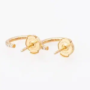 Tiffany & Co Metro Earrings 18k Yellow Gold Small Size