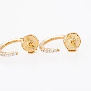Tiffany & Co Metro Earrings 18k Yellow Gold Small Size
