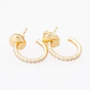 Tiffany & Co Metro Earrings 18k Yellow Gold Small Size
