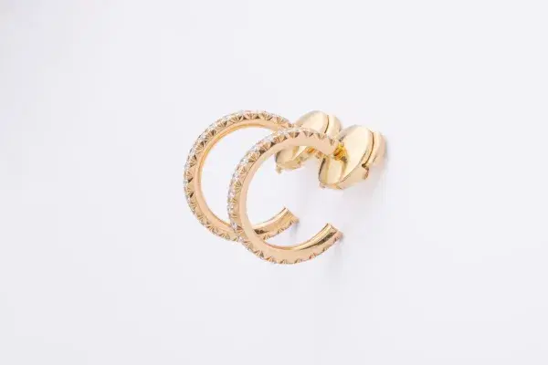 Tiffany & Co Metro Earrings 18k Yellow Gold Small Size