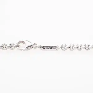 Chopard Happy Diamonds Heart 1.25ct Large 18k White Gold Diamond Pendant Necklace