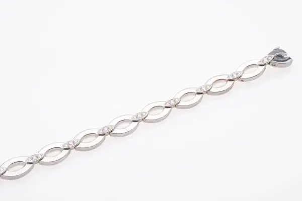 Cartier Diadea Bracelet 18k White Gold, 1.1 ct Diamond