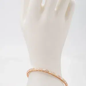 BVLGARI Serpenti Viper 18ct Rosegold, 0.97ct Diamond and MOP Bracelet