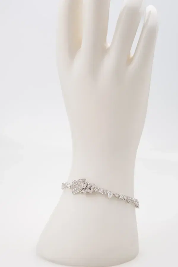 Dior Couture Bracelet 18k White Gold Diamonds High Jewellery