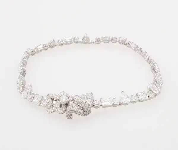 Dior Couture Bracelet 18k White Gold Diamonds High Jewellery