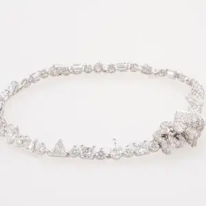 Dior Couture Bracelet 18k White Gold Diamonds High Jewellery