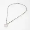 Chopard Happy Diamonds Heart 1.25ct Large 18k White Gold Diamond Pendant Necklace