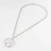 Chopard Happy Diamonds Happy Sun Large 18k White Gold Diamond Pendant Necklace