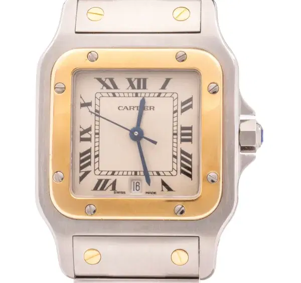 Cartier Santos Watch 24mm Yellow Gold & Steel