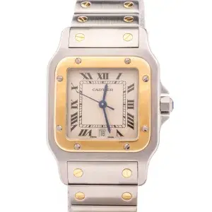 Cartier Santos Watch 24mm Yellow Gold & Steel