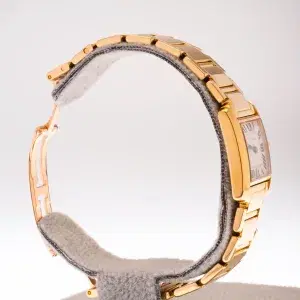 Cartier Tank Francaise Small Ladies Watch 18k Yellow Gold