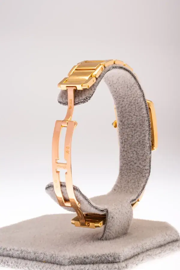 Cartier Tank Francaise Small Ladies Watch 18k Yellow Gold