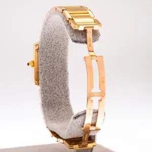 Cartier Tank Francaise Small Ladies Watch 18k Yellow Gold