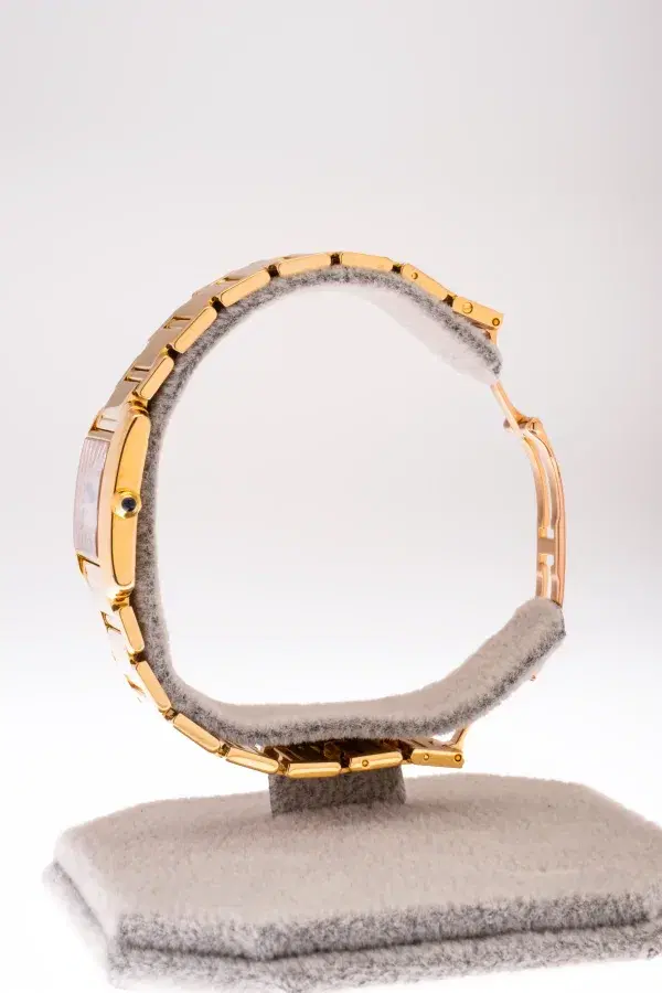 Cartier Tank Francaise Small Ladies Watch 18k Yellow Gold
