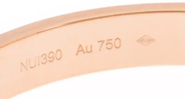 Cartier LOVE 18k Rose Gold Bracelet Size 16