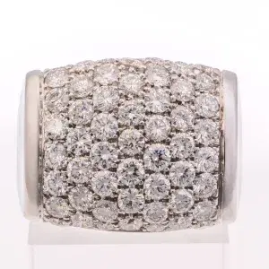 Bulgari 2ct Diamond 18k White Gold Ring