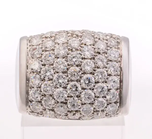 Bulgari 2ct Diamond 18k White Gold Ring