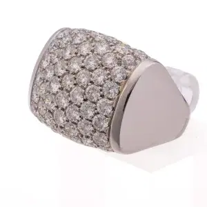 Bulgari 2ct Diamond 18k White Gold Ring