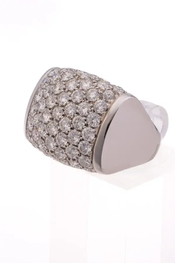 Bulgari 2ct Diamond 18k White Gold Ring
