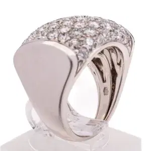 Bulgari 2ct Diamond 18k White Gold Ring