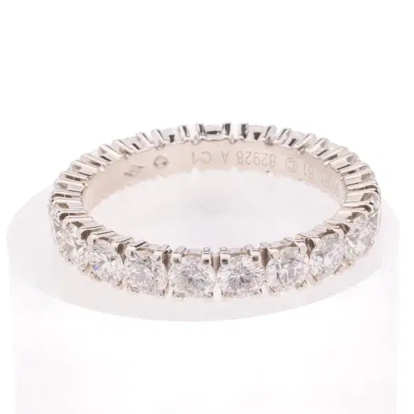 Cartier Destinèe Eternity Ring 3.44 ct Diamonds and Platinum