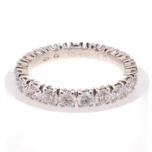 Cartier Destinèe Eternity Ring 3.44 ct Diamonds and Platinum