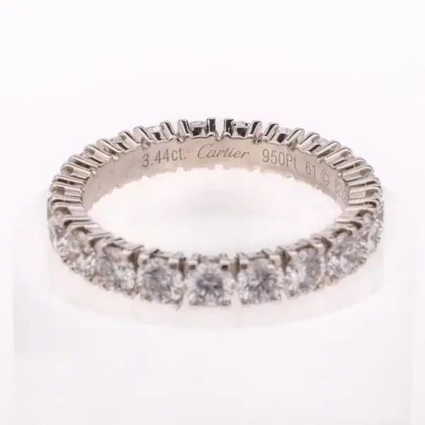 Cartier Destinèe Eternity Ring 3.44 ct Diamonds and Platinum