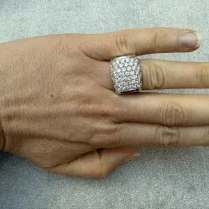 Bulgari 2ct Diamond 18k White Gold Ring