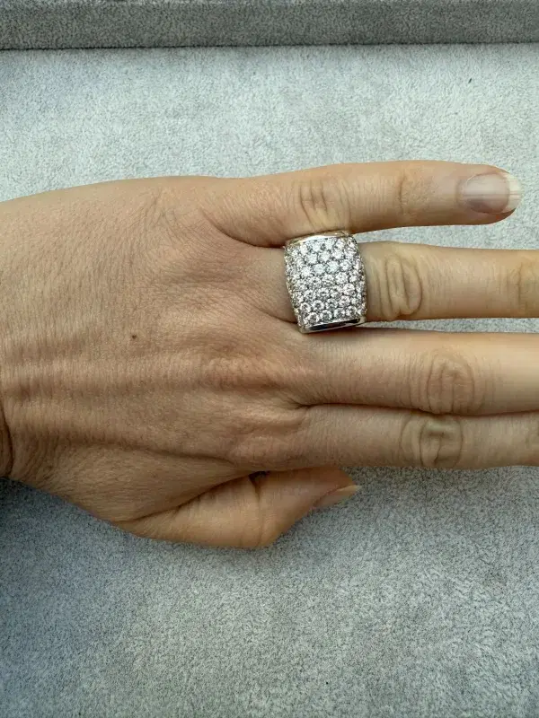 Bulgari 2ct Diamond 18k White Gold Ring