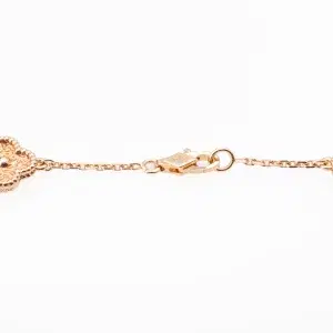 Van Cleef & Arpels Sweet Alhambra Long Necklace, 16 Motifs 18k Rose Gold