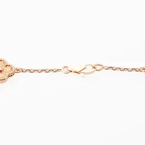 Van Cleef & Arpels Sweet Alhambra Long Necklace, 16 Motifs 18k Rose Gold